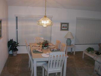 The Dining room combined with the second lounge for relaxing
